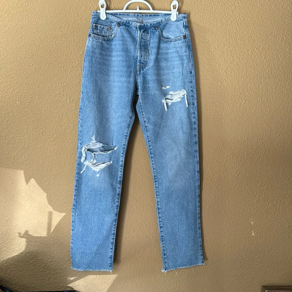 Levi's Denim - 501 Straight Jeans Vintage . W25 L30